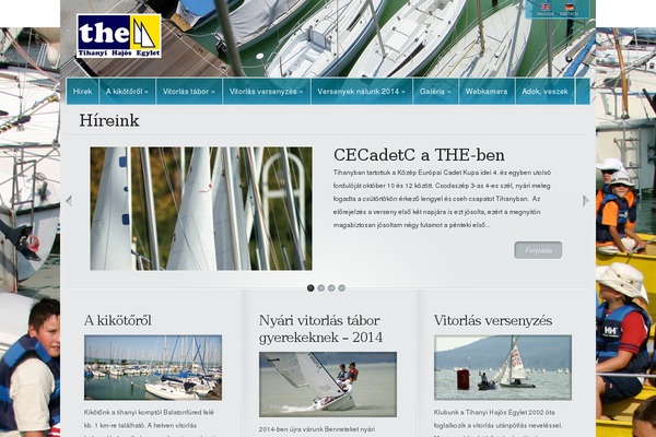 thesail.hu site used Thesail