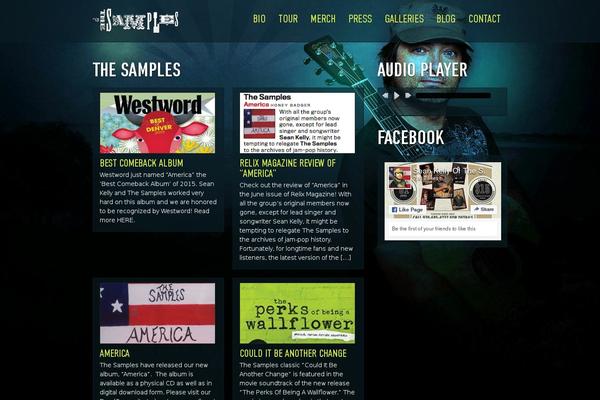 My-music-band theme site design template sample