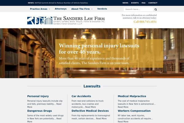 sanders-theme theme websites examples