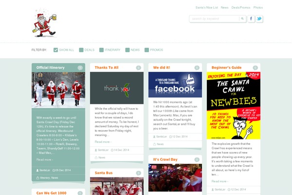 Site using Christmas Countdown Widget plugin