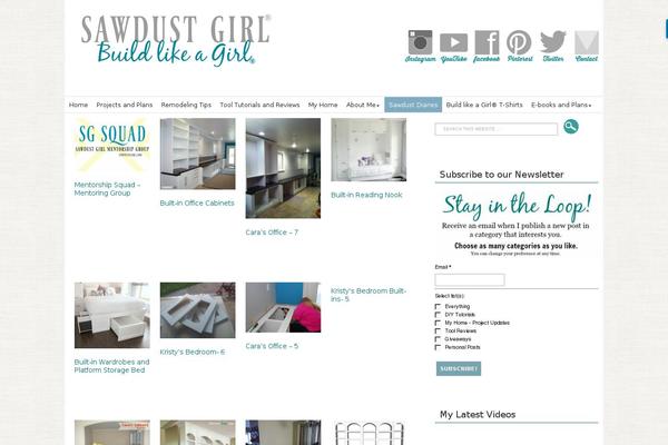 Craftiness Child Theme theme site design template sample