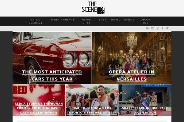 Valenti theme site design template sample