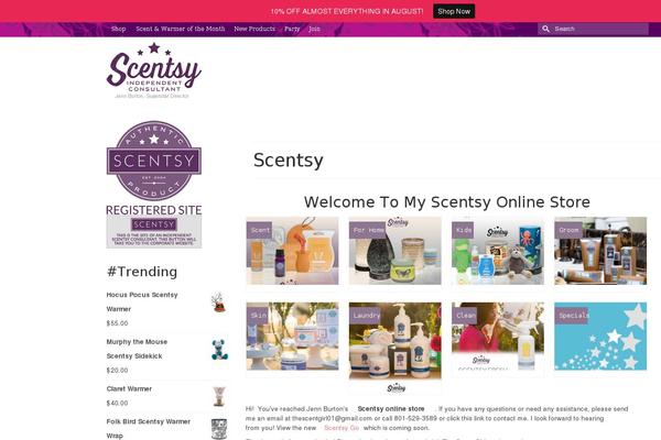 Site using Kadence-simple-share plugin