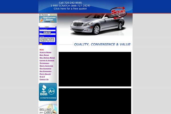 thescratchmaster.com site used Wp-built