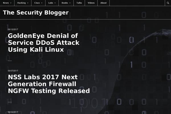 thesecurityblogger.com site used Afterlight