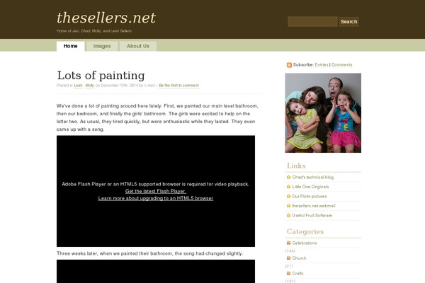 Site using BlogWell's Simple Image Link Widget plugin