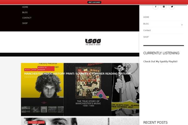 PRESSO theme site design template sample