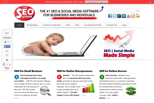 X Child theme site design template sample