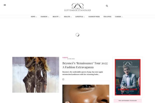 The Voux theme site design template sample