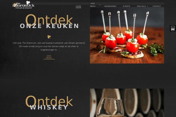 Shamrock theme site design template sample