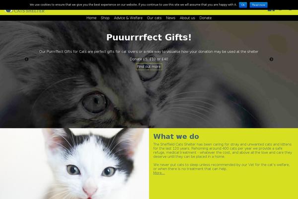 Shelter theme site design template sample