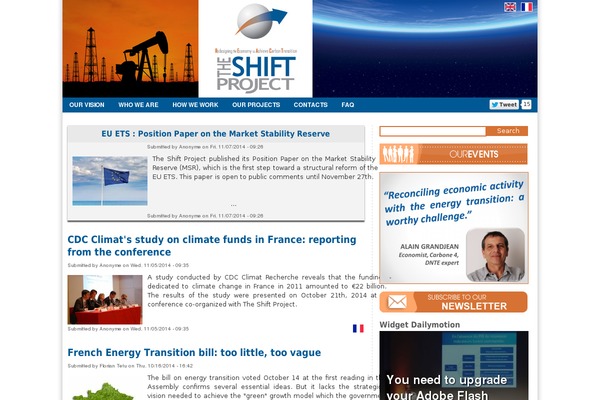 Site using Thinkup-panels plugin