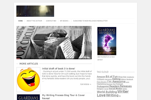 Site using MyBookTable Bookstore by Author Media plugin
