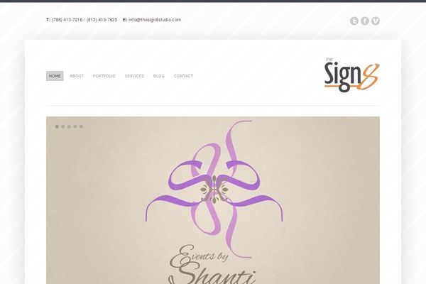 Equilibrium theme site design template sample