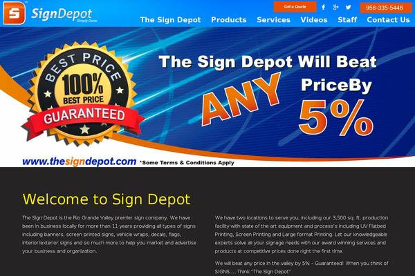 thesigndepot.com site used Thesigndepot2023