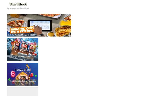 Pressbook-blog theme site design template sample