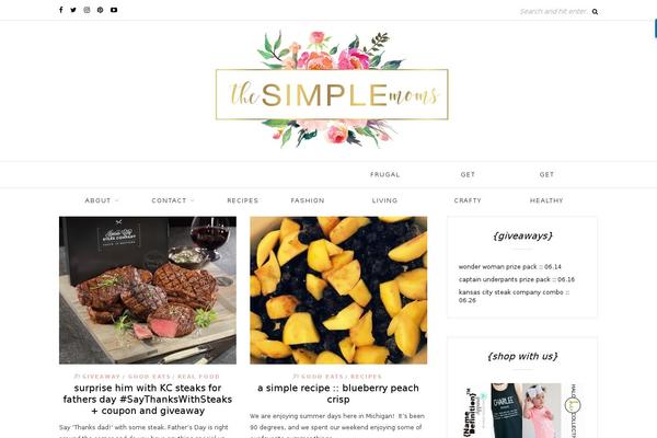 Oleander theme site design template sample