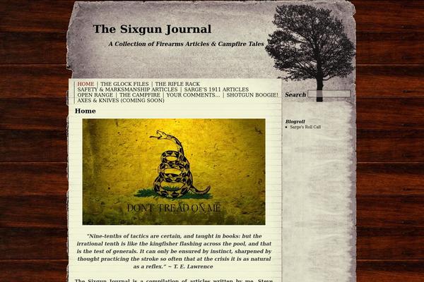 No Nonsense theme site design template sample