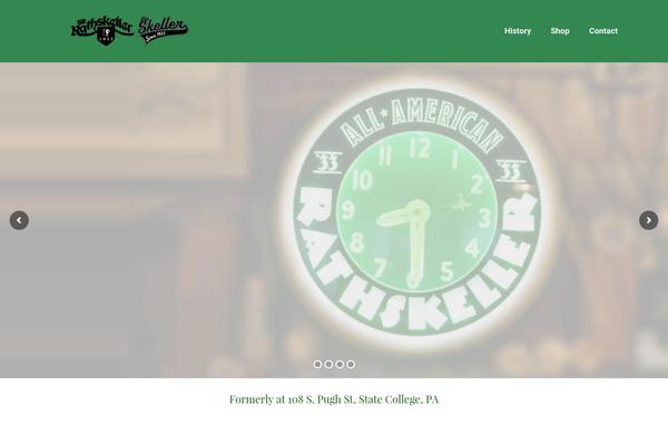 Nosh theme site design template sample