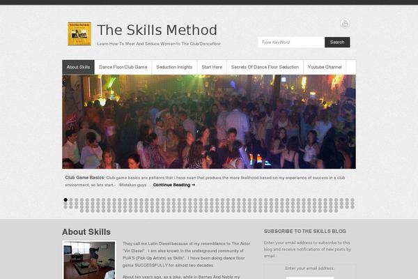 Simple Catch theme site design template sample