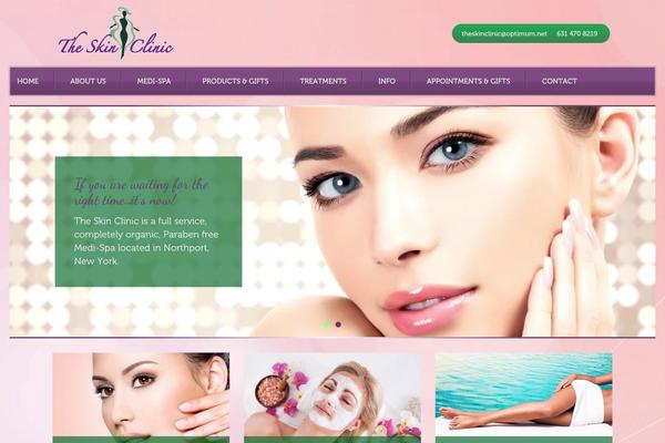 theskincliniconline.com site used Salient