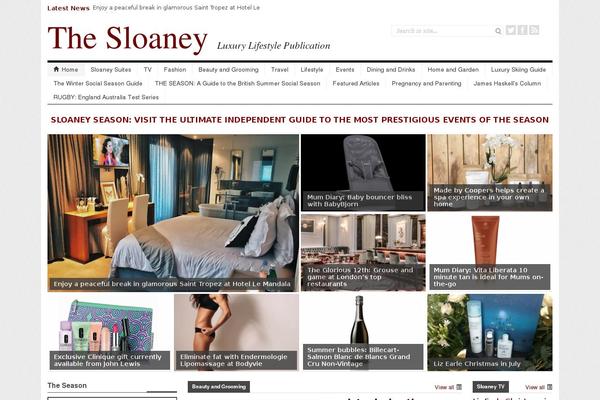 thesloaney.com site used Patterns