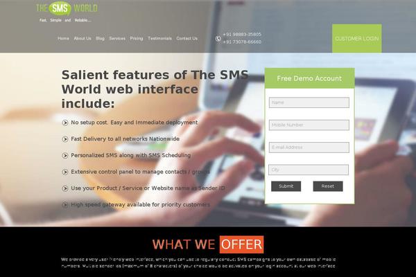 Ewebot theme site design template sample