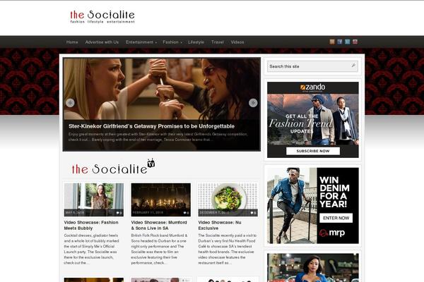 thesocialite.co.za site used Fairy-fse