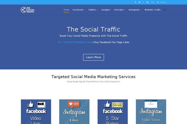 thesocialtraffic.com site used Tst