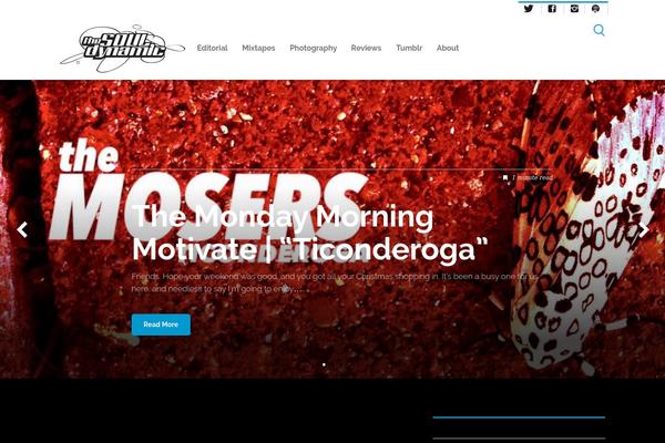 Stream theme site design template sample