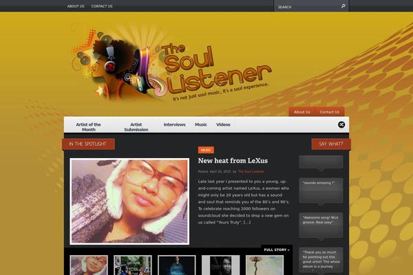 Continuum theme site design template sample