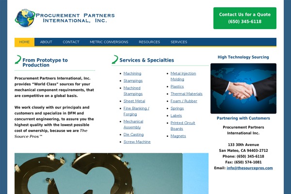 Metro Pro theme site design template sample