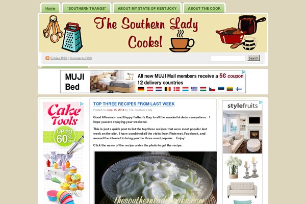 thesouthernladycooks.com site used Restored316-create
