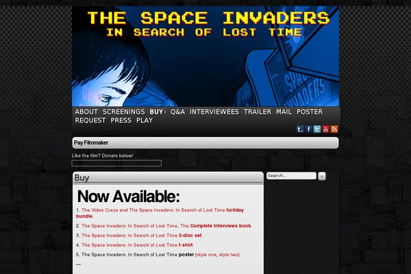 Site using Asteroids Widget plugin