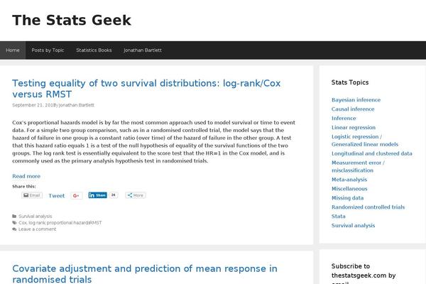 Generatepress-child theme site design template sample