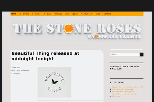 Twenty Sixteen theme site design template sample