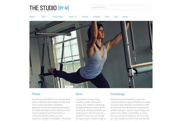 Pique theme site design template sample