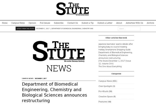 Mission News theme site design template sample