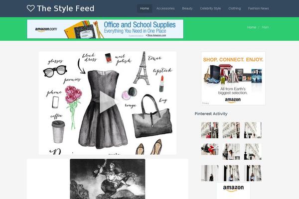 Flat Theme theme site design template sample
