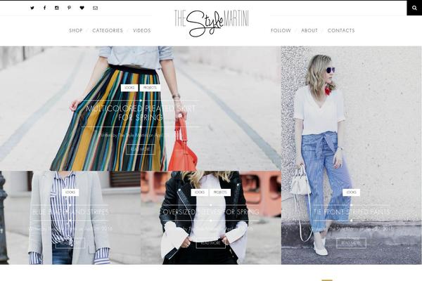 thestylemartini.com site used Blog-nano