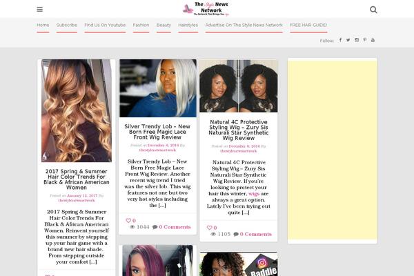Site using Magazine3-widgets plugin