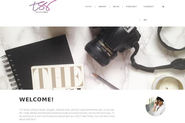 Stockholm theme site design template sample