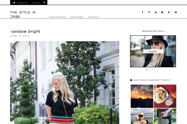 Site using Shopbop Widget plugin
