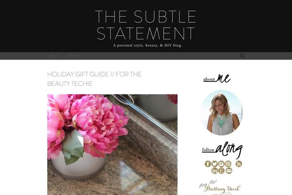 Scarlett theme site design template sample