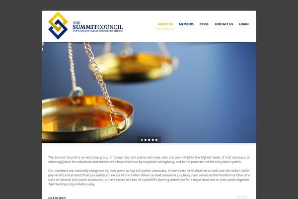 Maxima theme site design template sample