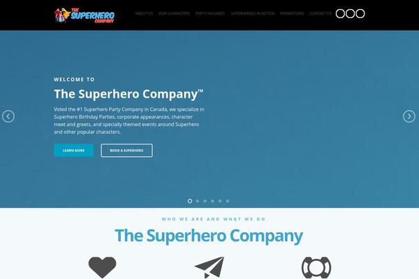 thesuperherocompany.com site used Mineral-child