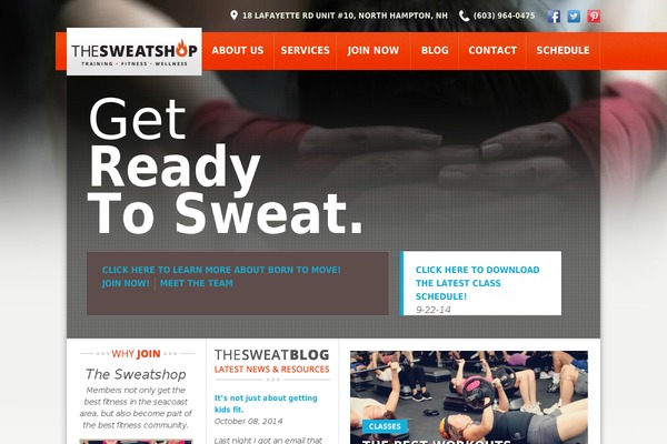 sweatshop theme websites examples