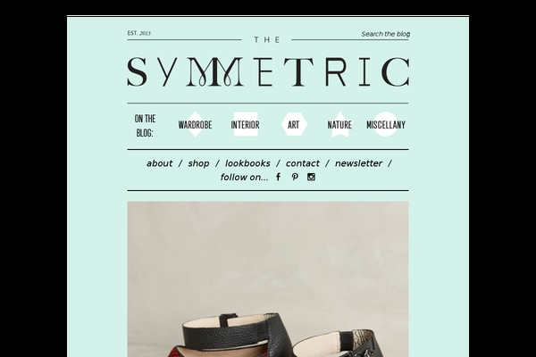 symmetric theme websites examples
