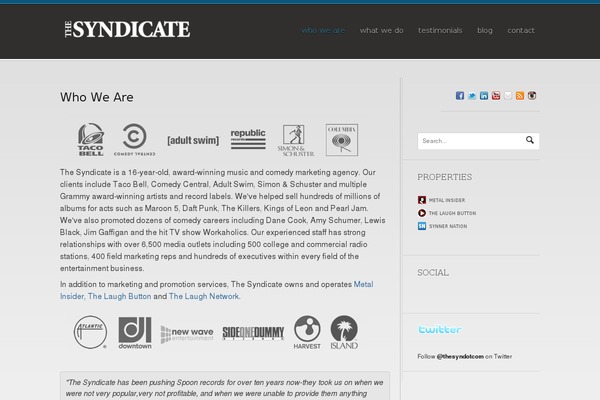 Elefolio theme websites examples