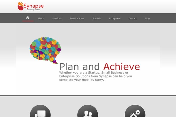 Parallax theme site design template sample
